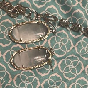 Kendra Scott Elle Earrings Slate/Gold